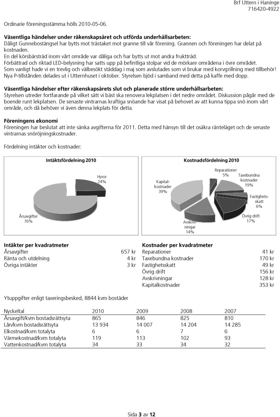 Förbättrad och riktad LED-belysning har satts upp på befintliga stolpar vid de mörkare områdena i övre området.