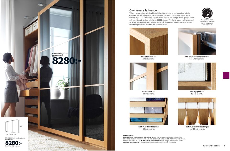 Garderober 4990:- IKEA.se. PAX garderober och KOMPLEMENT inredning ...