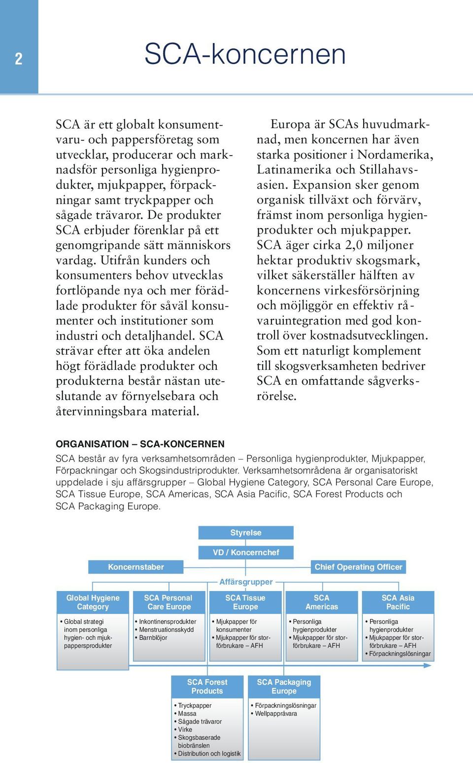 Utifrån kunders och konsumenters behov utvecklas fortlöpande nya och mer förädlade produkter för såväl konsumenter och institutioner som industri och detaljhandel.