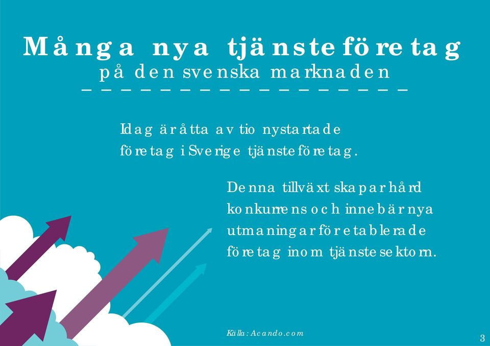 Denna tillväxt skapar hård konkurrens och innebär nya