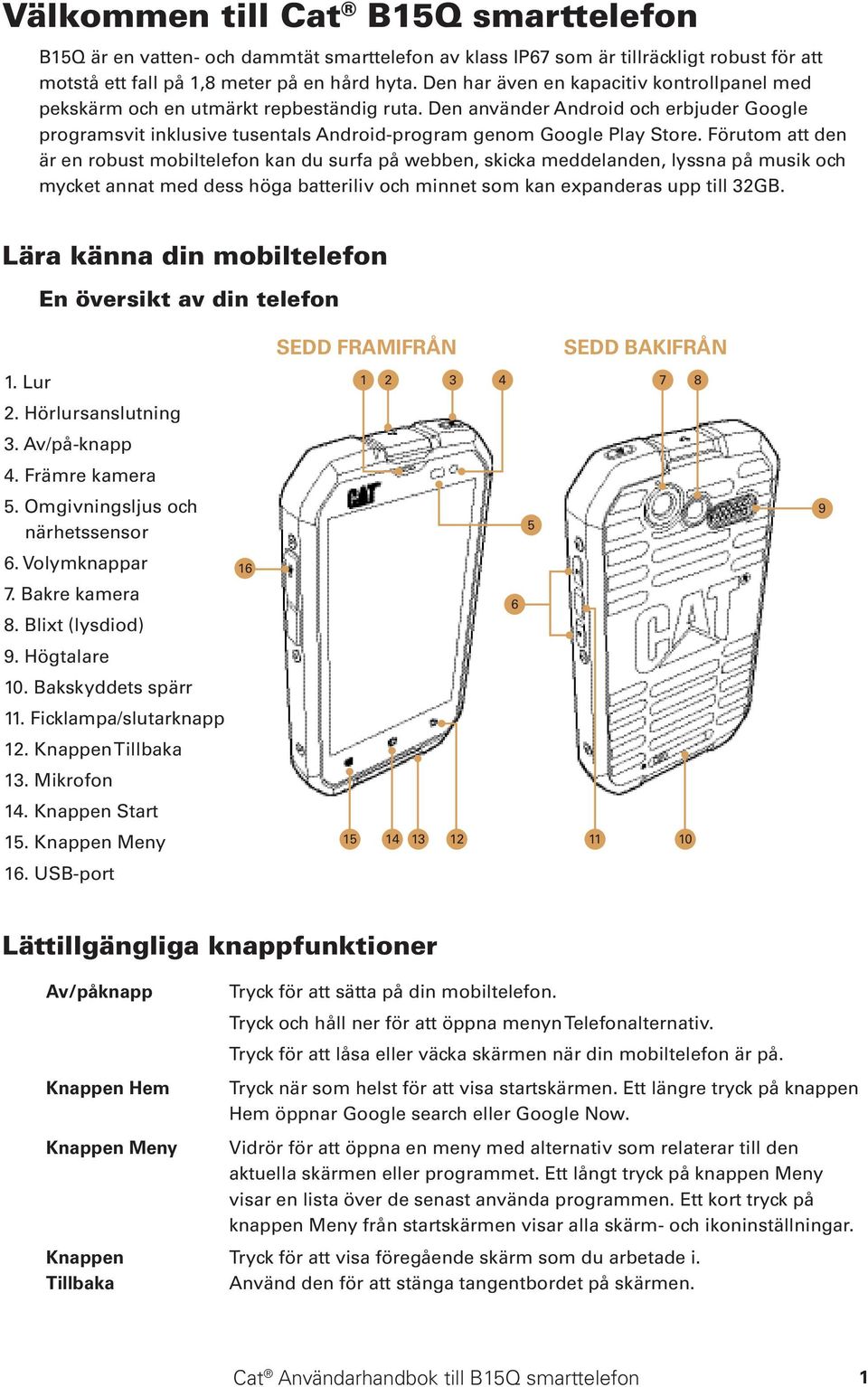 Förutom att den är en robust mobiltelefon kan du surfa på webben, skicka meddelanden, lyssna på musik och mycket annat med dess höga batteriliv och minnet som kan expanderas upp till 32GB.