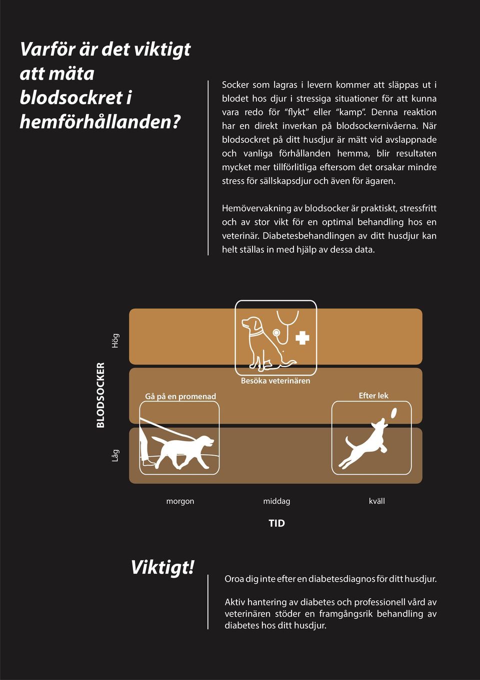 När blodsockret på ditt husdjur är mätt vid avslappnade och vanliga förhållanden hemma, blir resultaten mycket mer tillförlitliga eftersom det orsakar mindre stress för sällskapsdjur och även för