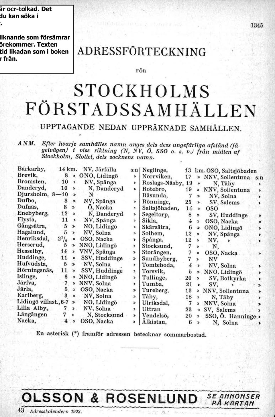 STOCKHOLMS FÖRSTADSSAMHÄLLEN - PDF Gratis nedladdning