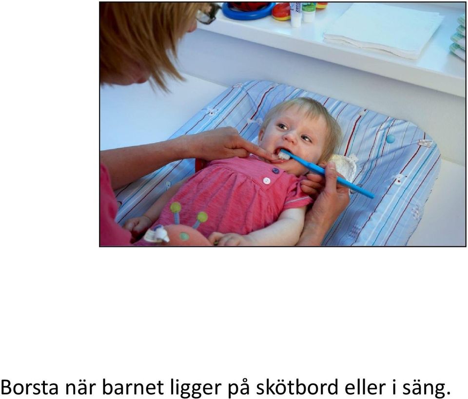 ligger på