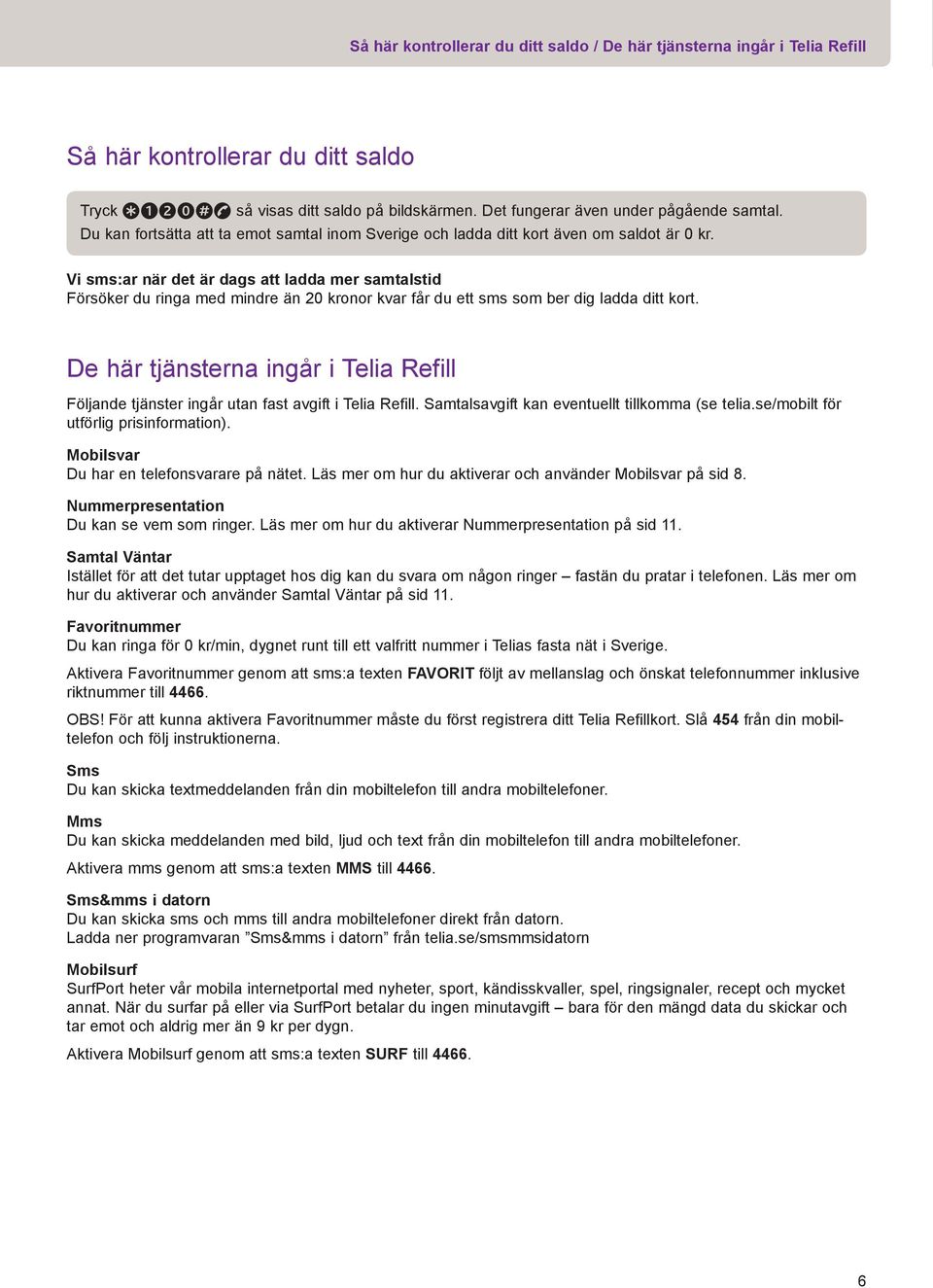 Mobilt. Guide för Telia Refill kontantkort - PDF Free Download