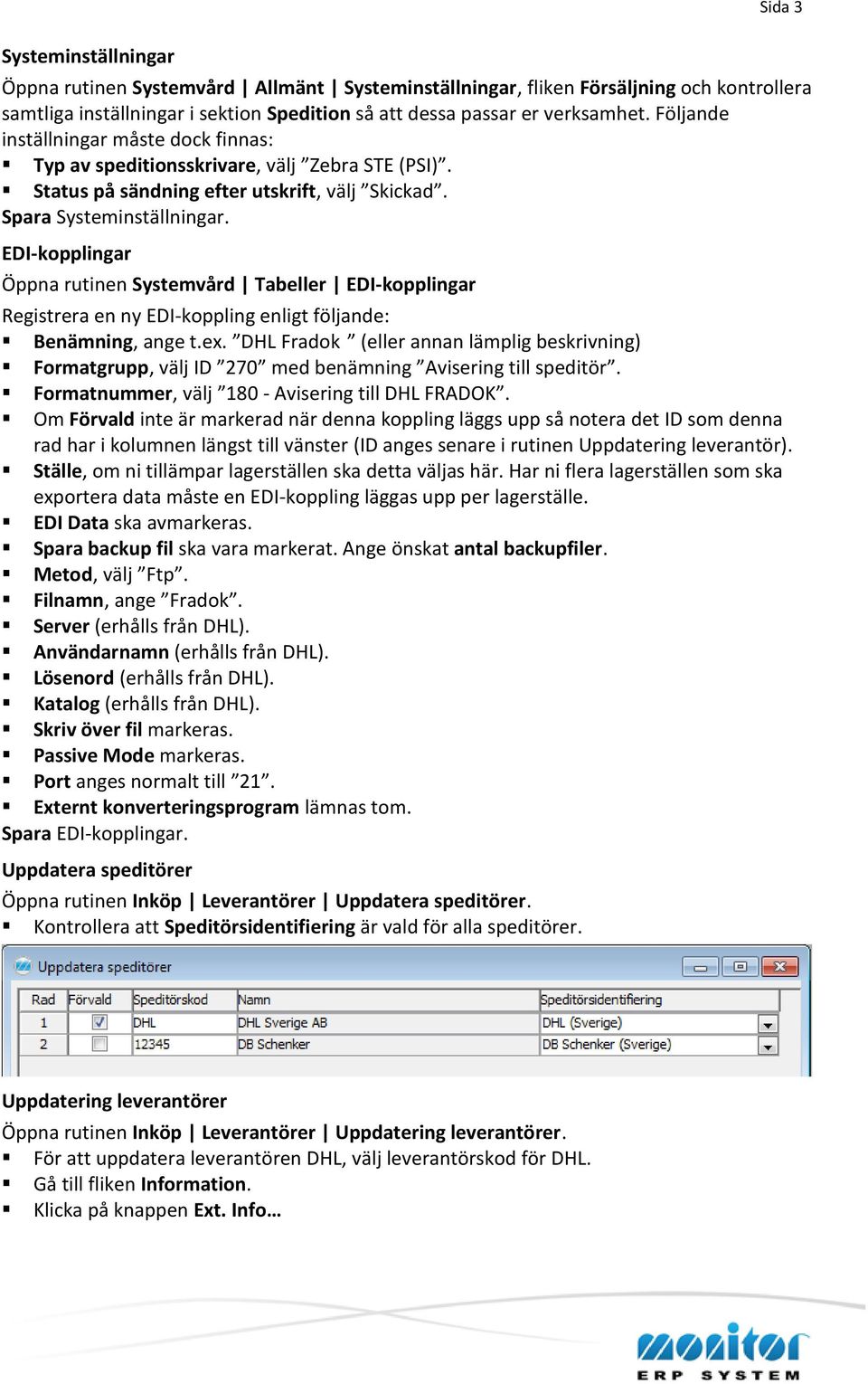 Sändningsinformation DHL Fradok - PDF Gratis nedladdning