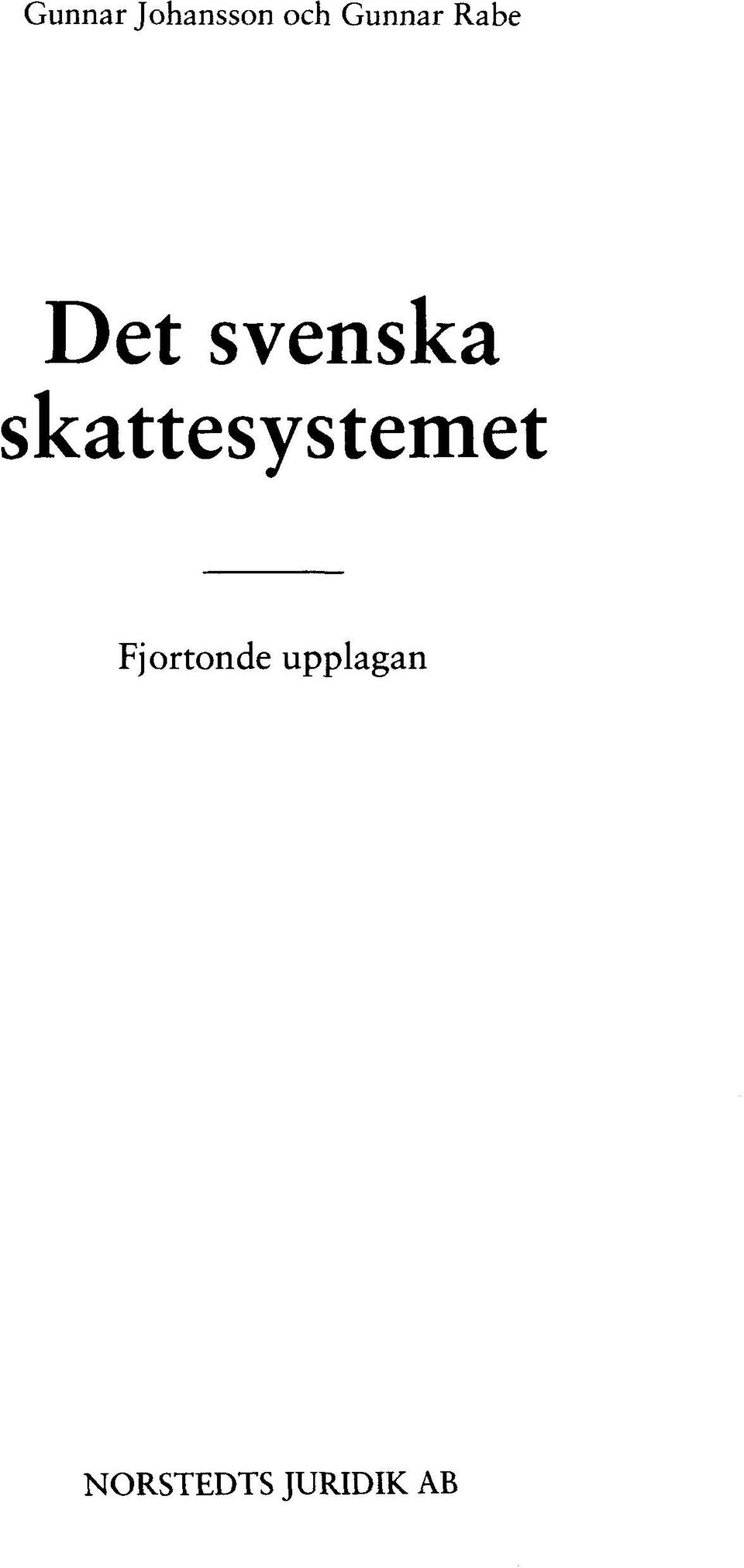 skattesystemet Fjortonde