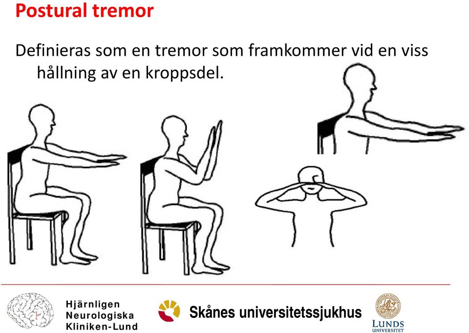 tremor som framkommer
