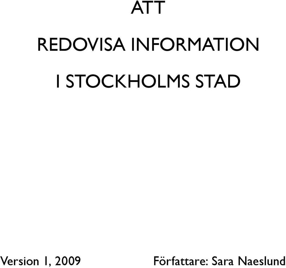 stockholms stad