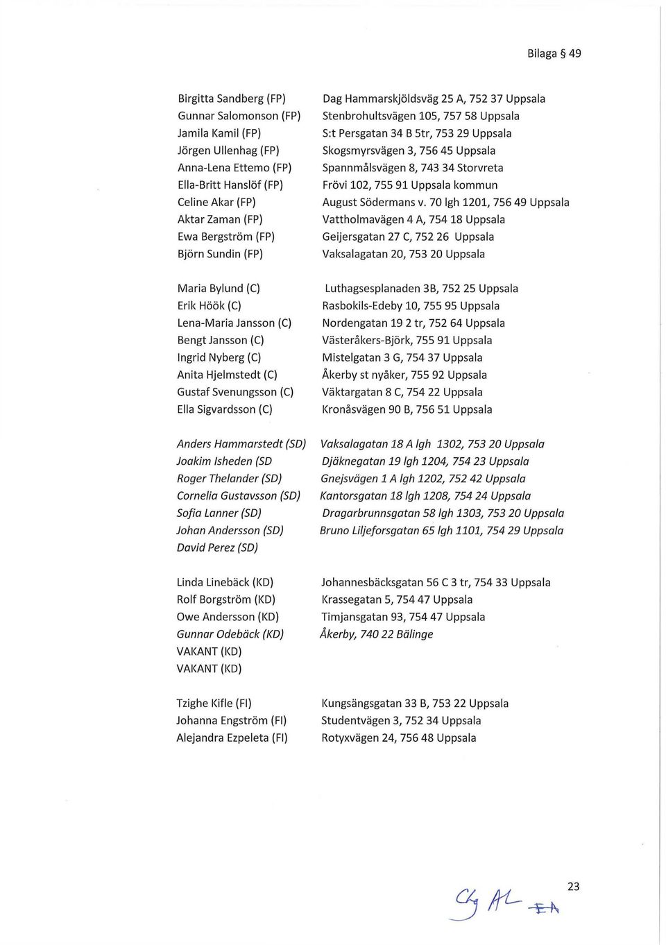 Storvreta Frövi 102, 755 91 Uppsala kommun August Södermans v.