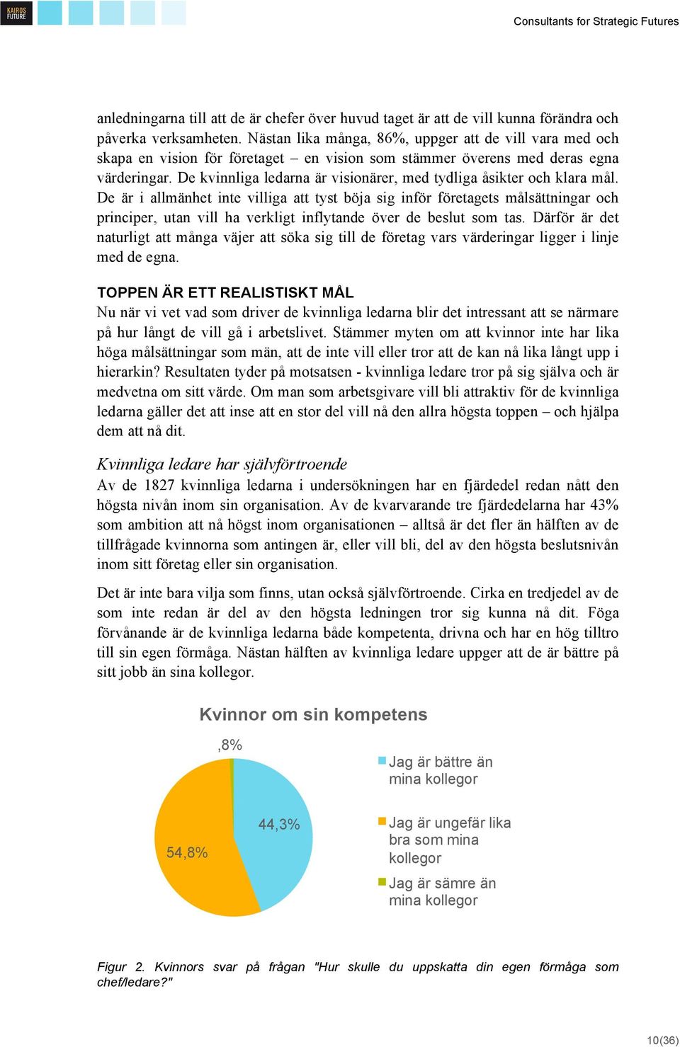 De kvinnliga ledarna är visionärer, med tydliga åsikter och klara mål.