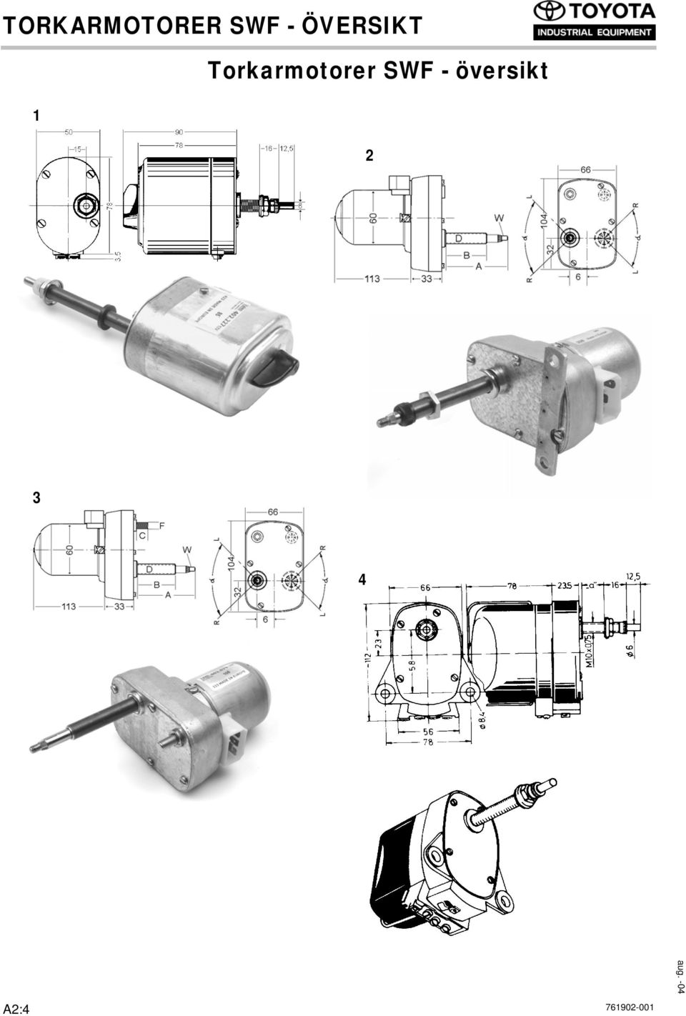 Torkarmotorer SWF -
