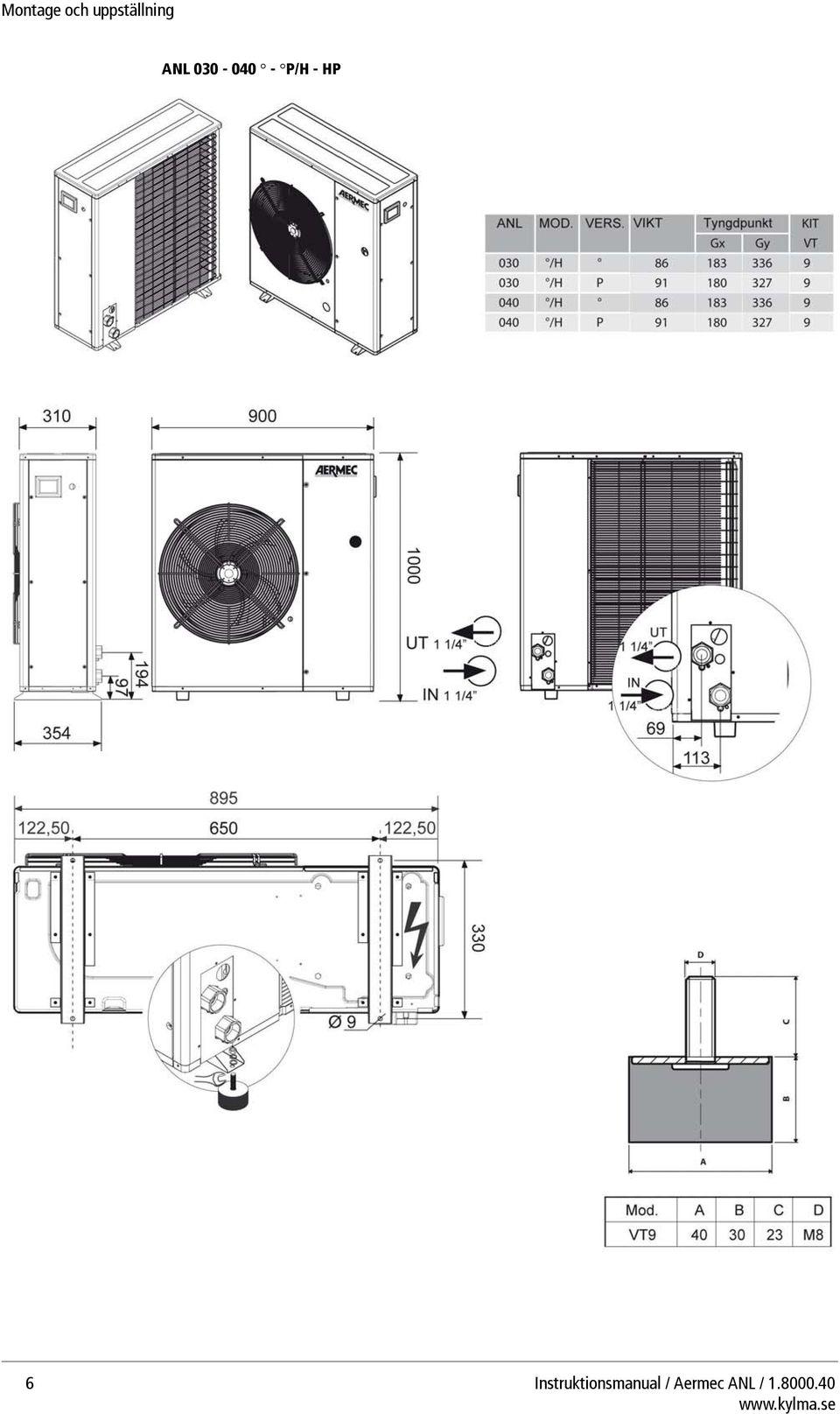 030-040 - P/H - HP 6