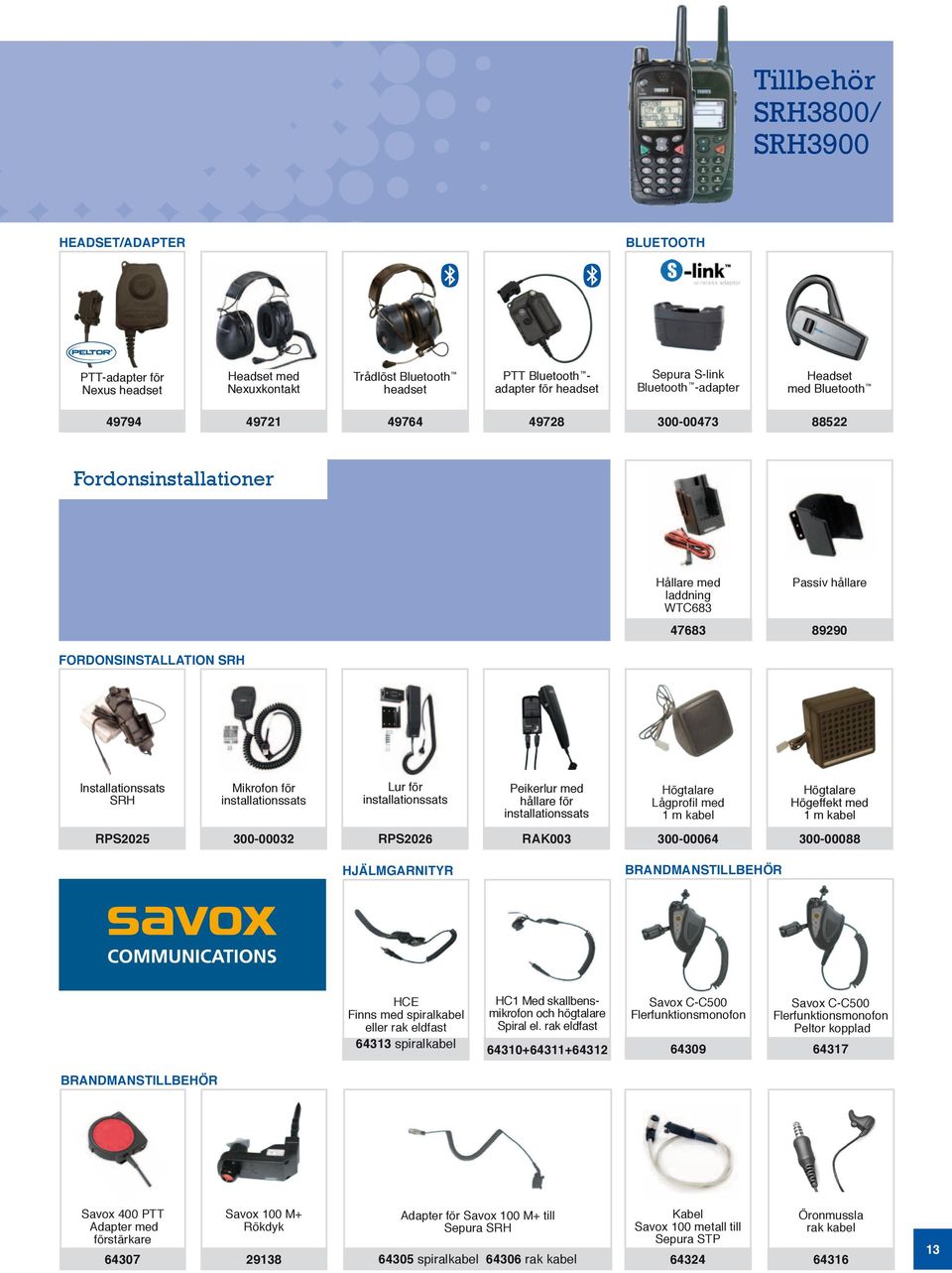 Mikrofon för installationssats Lur för installationssats Peikerlur med hållare för installationssats RPS2025 300-00032 RPS2026 RAK003 HJÄLMGARNITYR Högtalare Lågprofil med 1 m kabel Högtalare