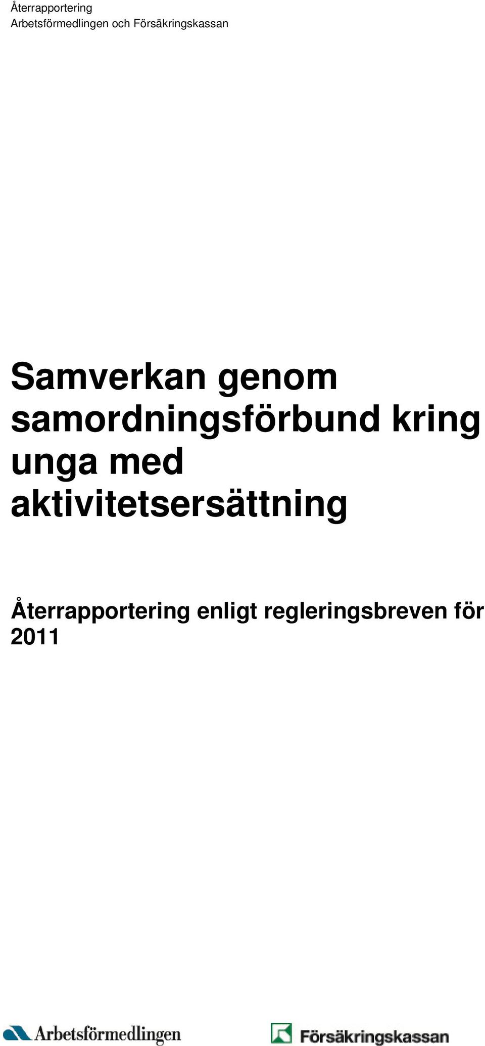 samordningsförbund kring unga med