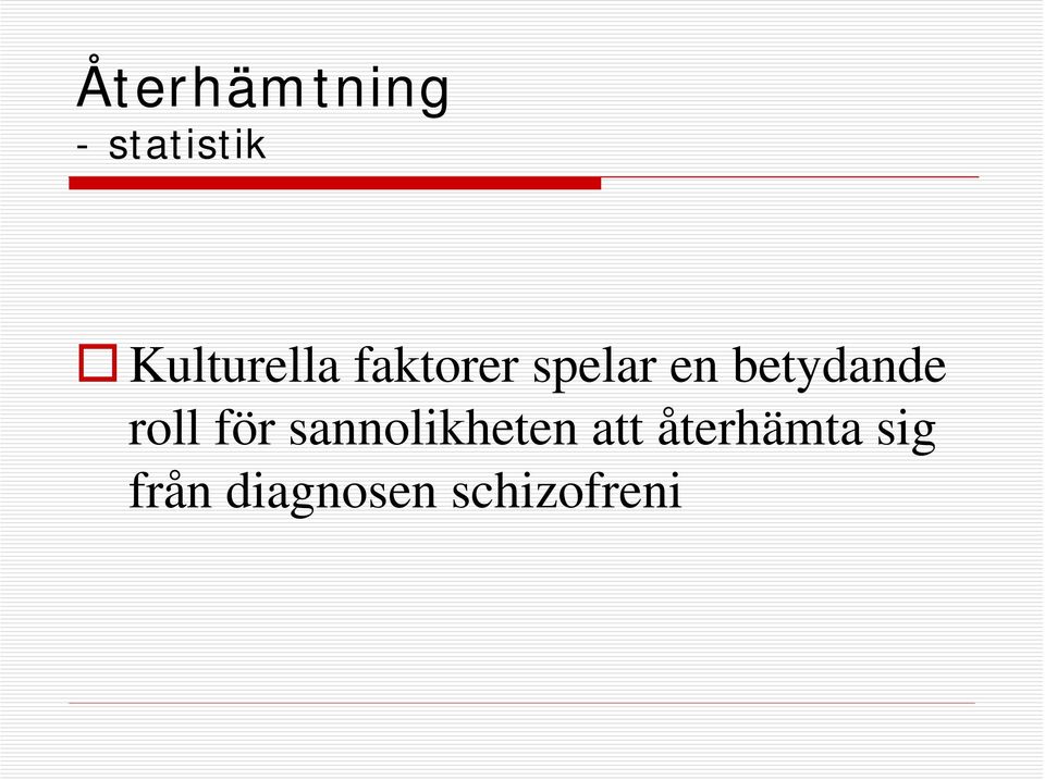 roll för sannolikheten att