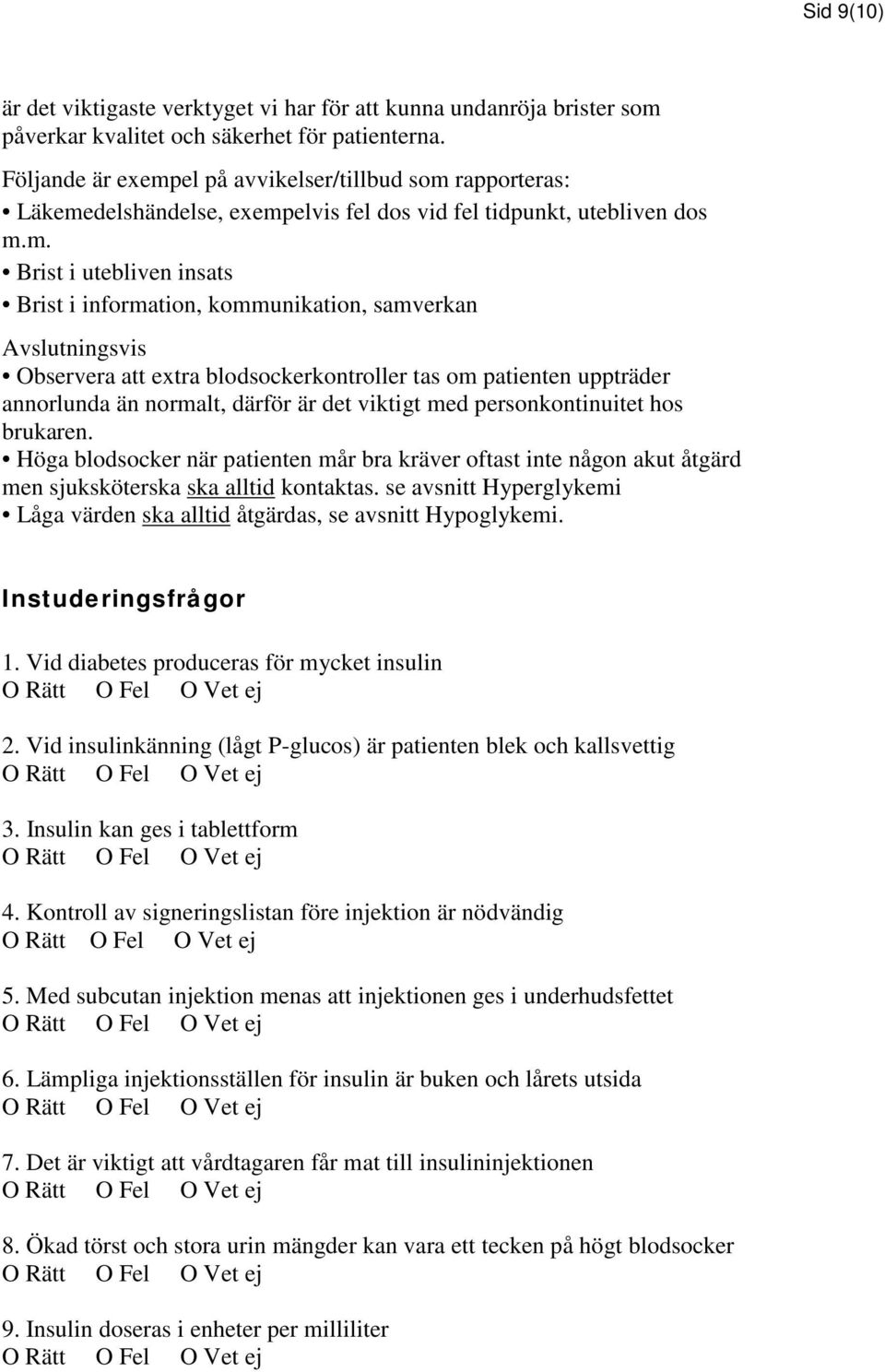 el på avvikelser/tillbud som 