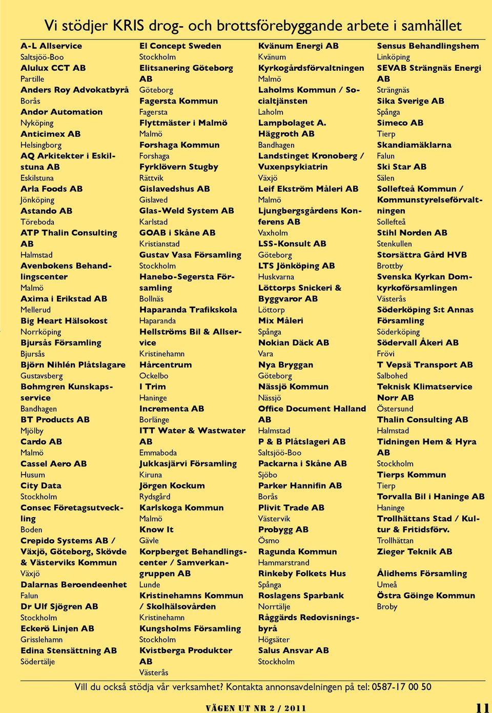 Norrköping Bjursås Församling Bjursås Björn Nihlén Plåtslagare Gustavsberg Bohmgren Kunskapsservice Bandhagen BT Products AB Mjölby Cardo AB Malmö Cassel Aero AB Husum City Data Stockholm Consec