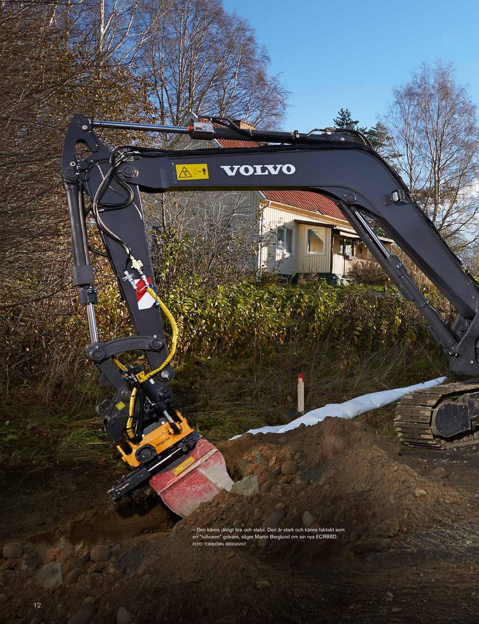 fullvuxen grävare, säger Martin