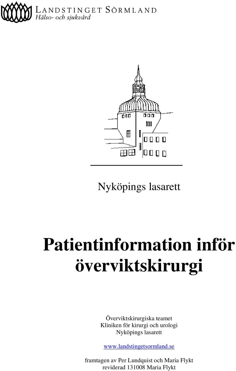kirurgi och urologi Nyköpings lasarett www.