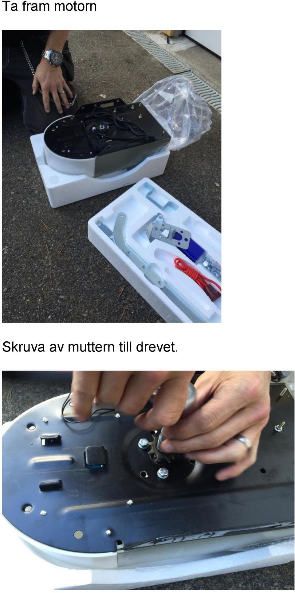 Skruva av