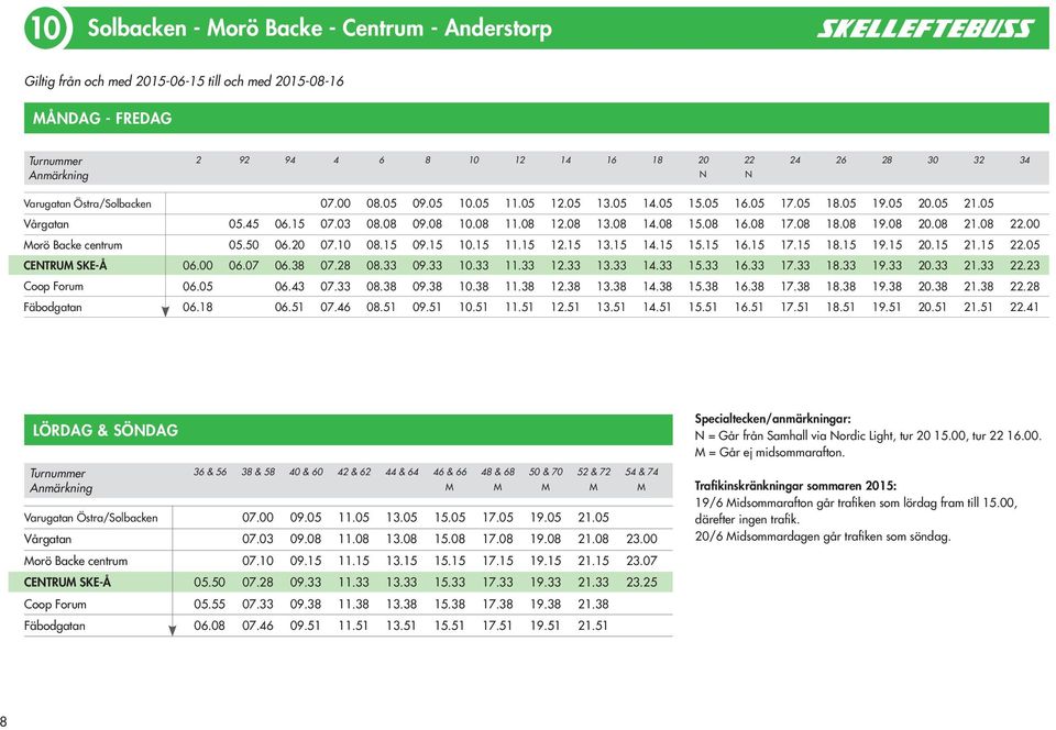 00 orö Backe centrum 05.50 06.20 07.10 08.15 09.15 10.15 11.15 12.15 13.15 14.15 15.15 16.15 17.15 18.15 19.15 20.15 21.15 22.05 CETRU SKE-Å 06.00 06.07 06.38 07.28 08.33 09.33 10.33 11.33 12.33 13.