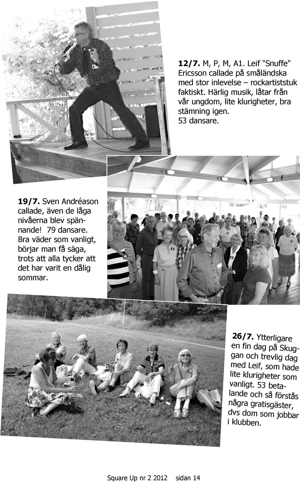 Sven Andréason callade, även de låga nivåerna blev spännande! 79 dansare.