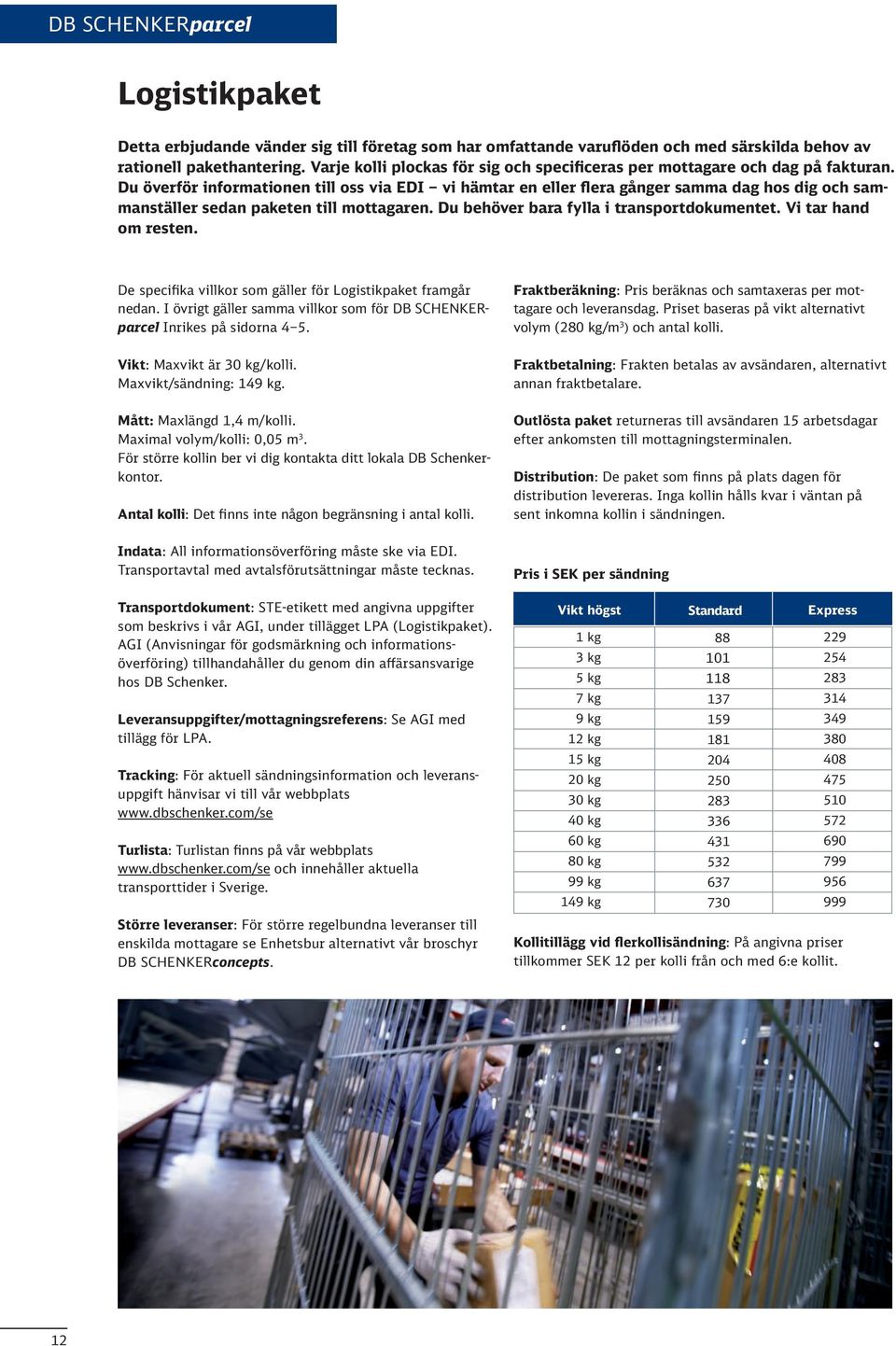 Du överför informationen till oss via EDI vi hämtar en eller flera gånger samma dag hos dig och sammanställer sedan paketen till mottagaren. Du behöver bara fylla i transportdokumentet.