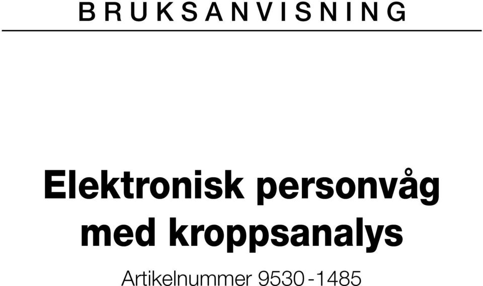 personvåg med