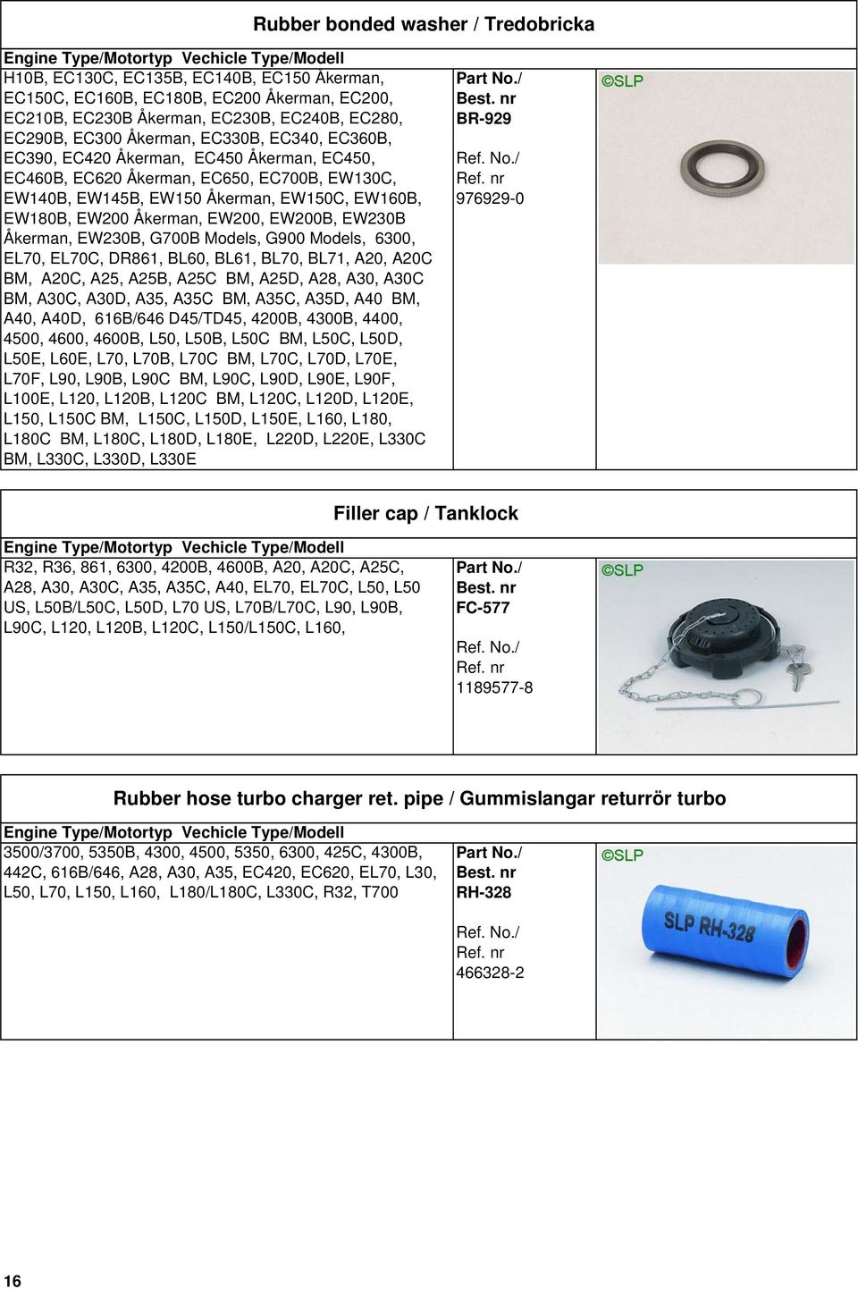 EW230B Åkerman, EW230B, G700B Models, G900 Models, 6300, EL70, EL70C, DR861, BL60, BL61, BL70, BL71, A20, A20C BM, A20C, A25, A25B, A25C BM, A25D, A28, A30, A30C BM, A30C, A30D, A35, A35C BM, A35C,
