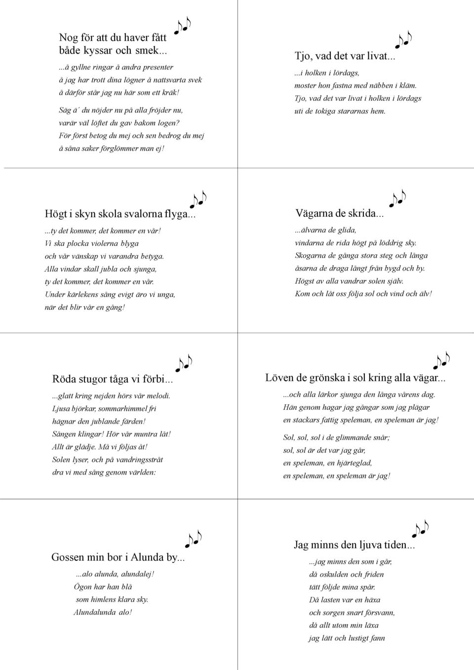 .....i holken i lördags, moster hon fastna med näbben i kläm. Tjo, vad det var livat i holken i lördags uti de tokiga stararnas hem. Högt i skyn skola svalorna flyga......ty det kommer, det kommer en vår!