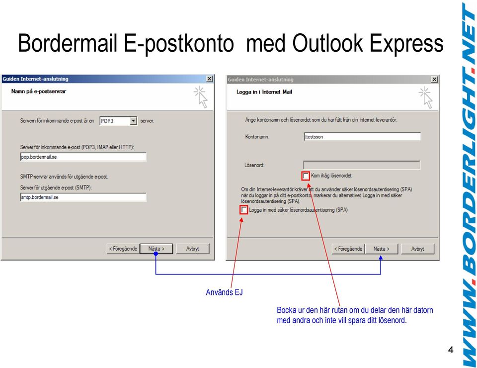 rutan om du delar den här datorn med