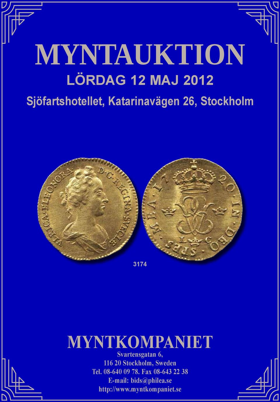 Svartensgatan 6, 116 20 Stockholm, Sweden Tel.