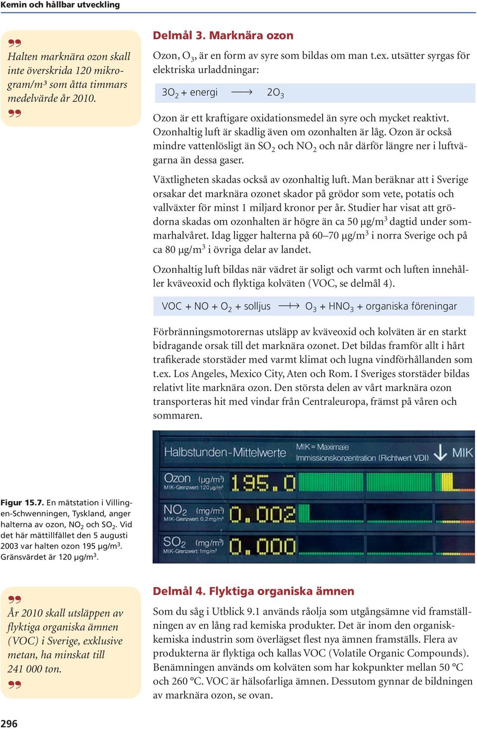 zon är också mindre vattenlösligt än S 2 och N 2 och når därför längre ner i luftvägarna än dessa gaser. Växtligheten skadas också av ozonhaltig luft.