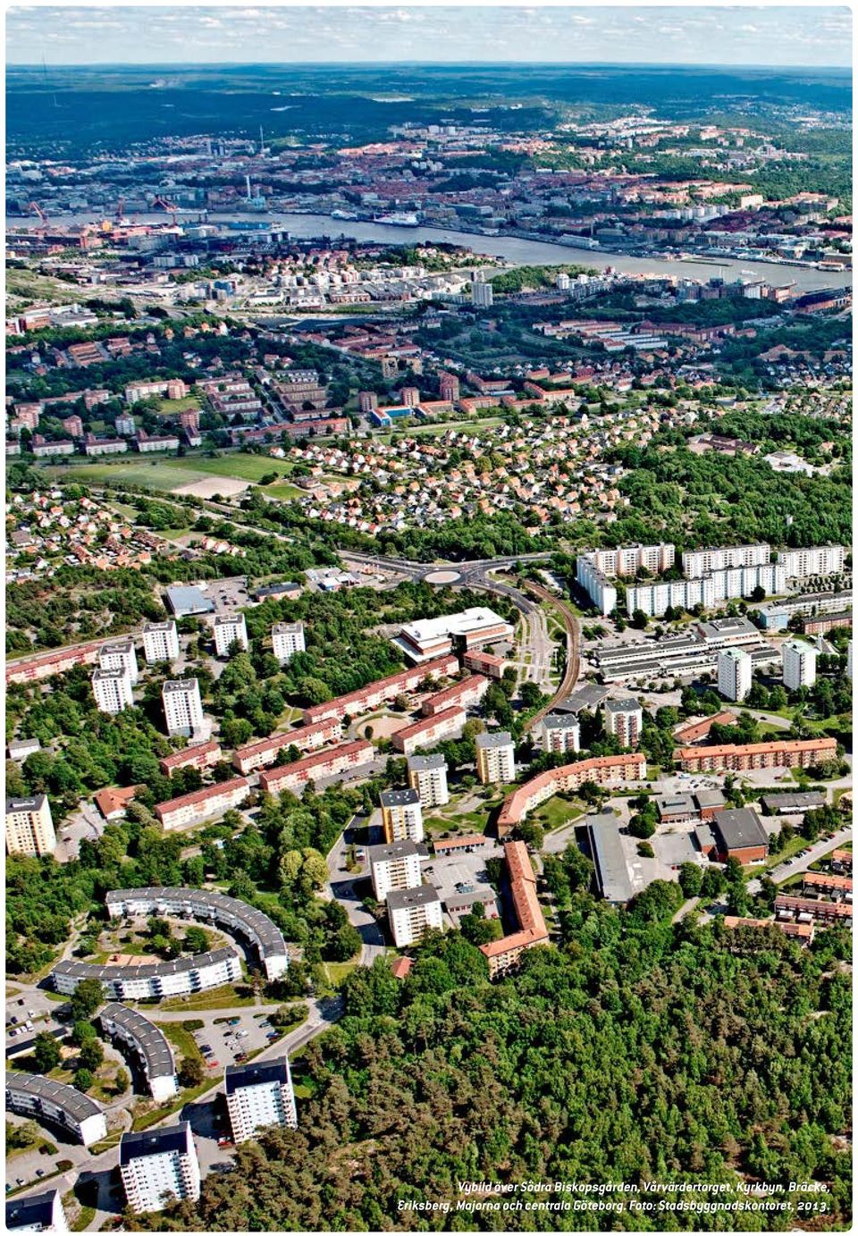 Eriksberg, Majorna och centrala