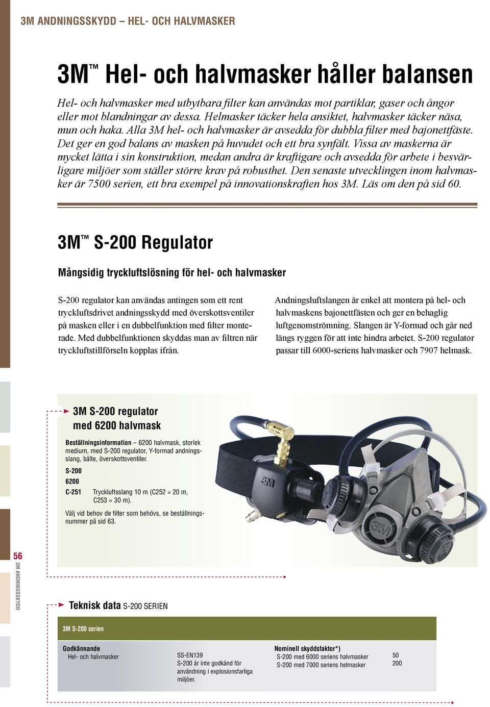 Det ger en god balans av masken på huvudet och ett bra synfält.