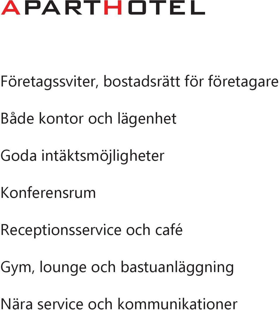 intäktsmöjligheter Konferensrum Receptionsservice