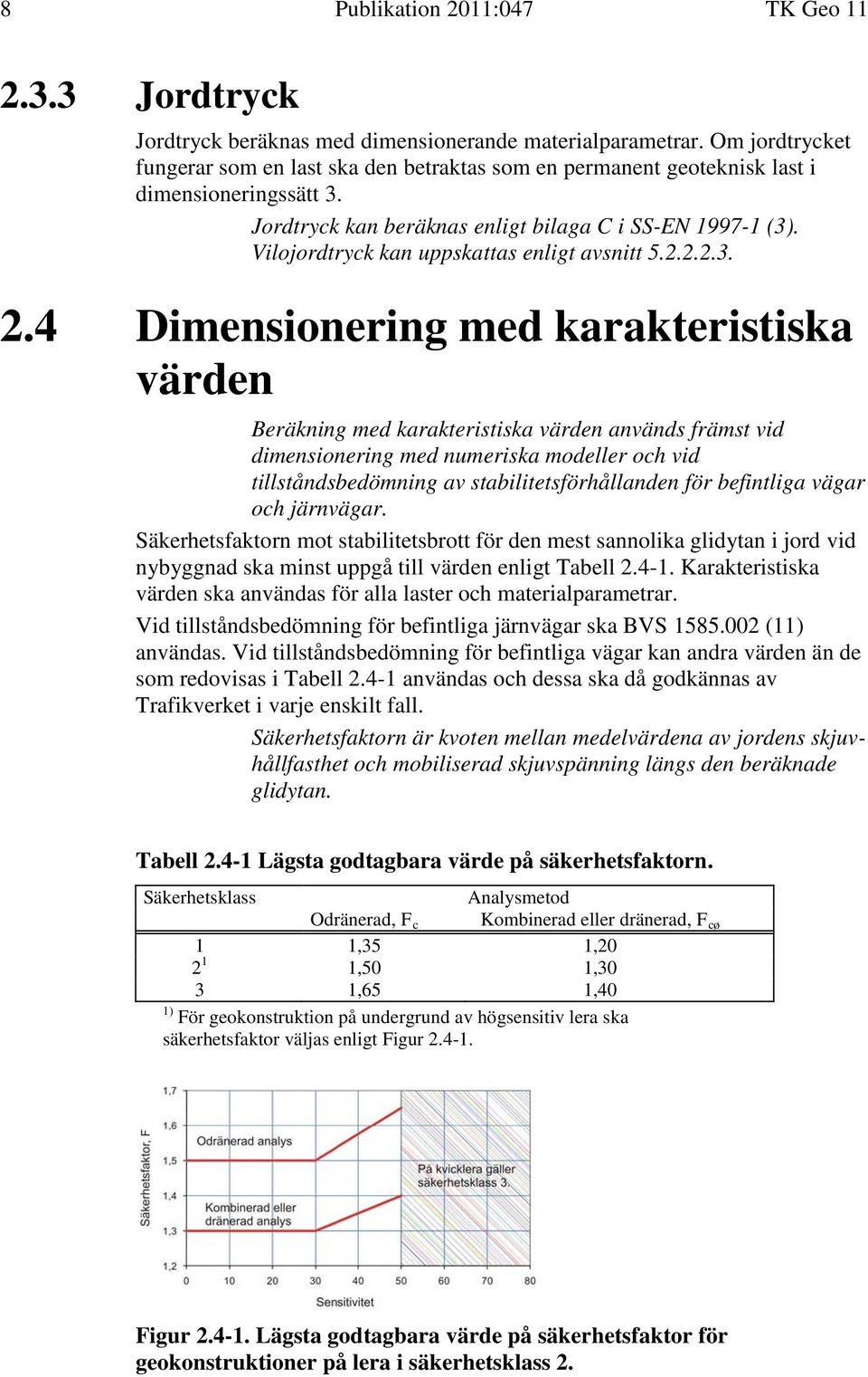 Vilojordtryck kan uppskattas enligt avsnitt 5.2.2.2.3. 2.