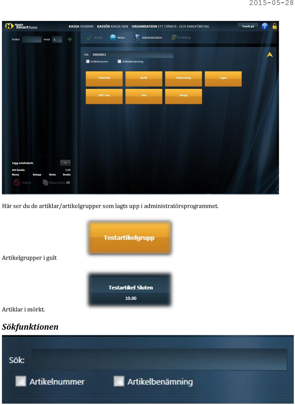 upp i administratörsprogrammet.
