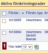 Kommun & privata vårdgivare 10 (13) Sambeställning till särskilt boende För patienter som bor på särskilt boende finns en funktion för att enkelt beställa produkter till flera patienter samtidigt.