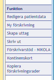 Kommun & privata vårdgivare 9 (13) Skapa uttag Om patienten direkt vill ha hem sin första leverans kan du skapa ett uttag i samband med förskrivningen.