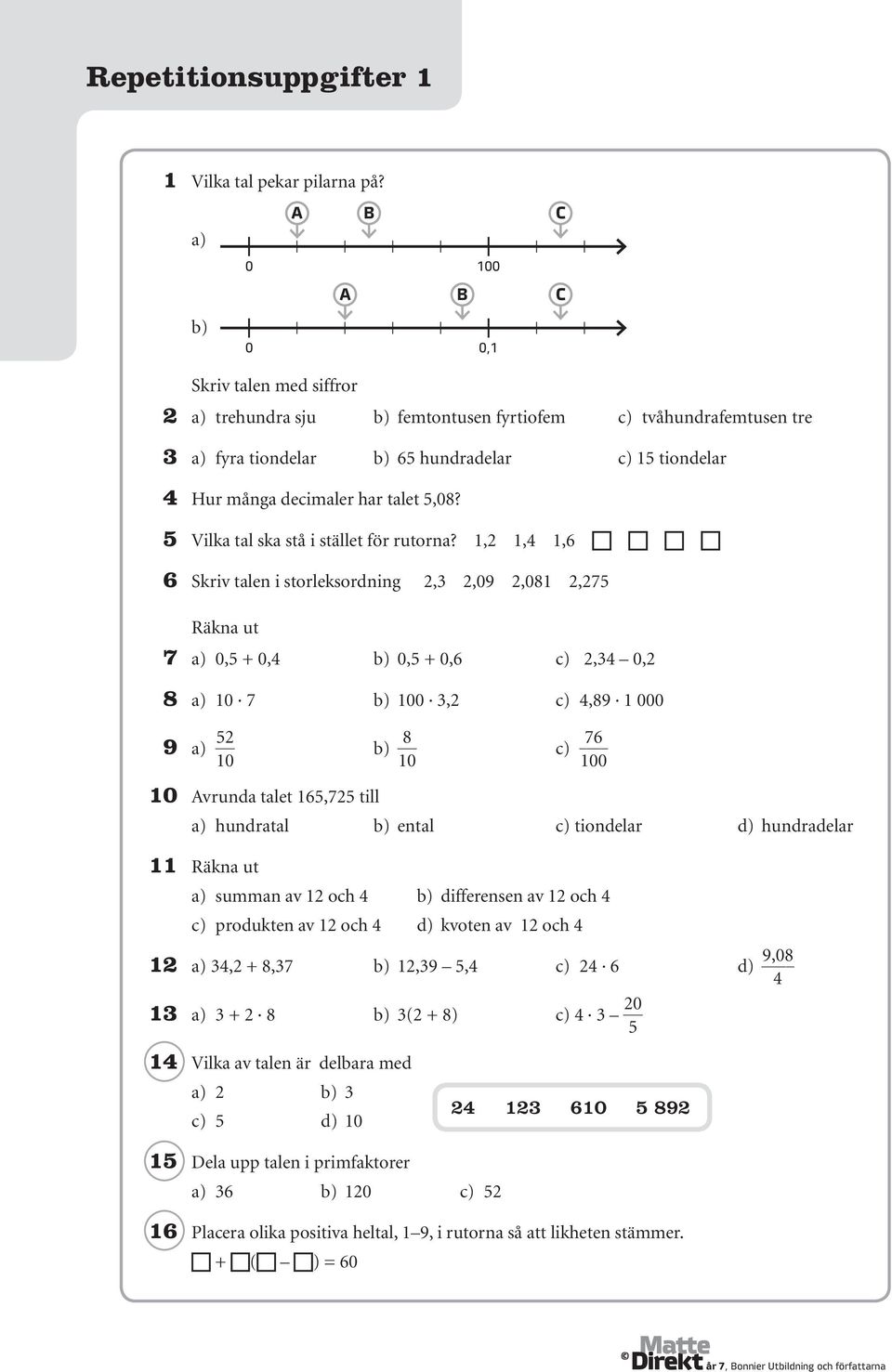 Repetitionsuppgifter 1 - PDF Free Download