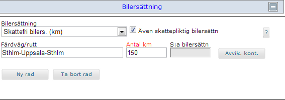 Personalavdelningen 2014-03-05 Sida 7 av 20 Klicka på beräkna för att se resultatet. Eventuella kvitton ska lämnas till granskaren.