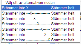 Utformning av UP-mallar På bilden har både eleven, pappan och 2 lärare skrivit kommentarer i samma fält (kommentarsfråga utan ägare).