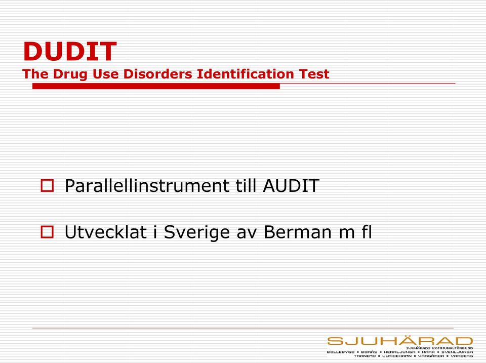 Parallellinstrument till