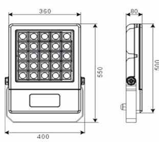 E.nr: 7761528-17 LED STRÅLKASTARE 120W Robust LED strålkastare med armaturhus i aluminium. Härdat glas och rostfria skruvar. Strålningsvinkel 17grader, färg temp. 4200k.