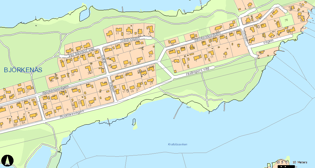 Samhällsbyggnadskontoret 2012-04-16 2 (5) Areal Planområdet omfattar ca 1640 kvm Markägoförhållanden Marken är i privat ägo.