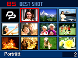 Användning av BEST SHOT Vad är BEST SHOT? BEST SHOT är en samling förinställda scenexempel, som kan användas för olika typer av inspelningsförhållanden.