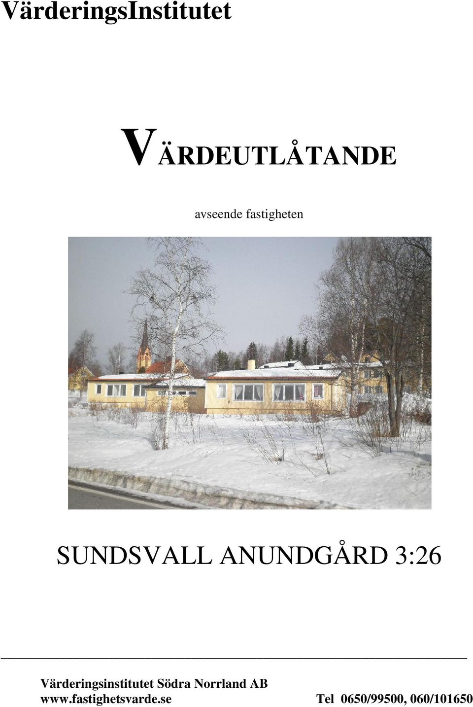 3:26 Värderingsinstitutet Södra Norrland