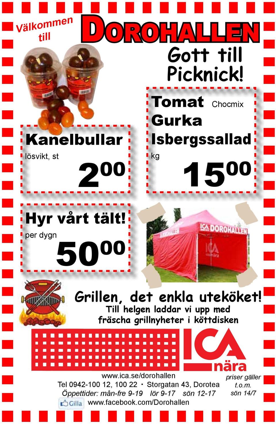 per dygn 50 00 Grillen, det enkla uteköket!